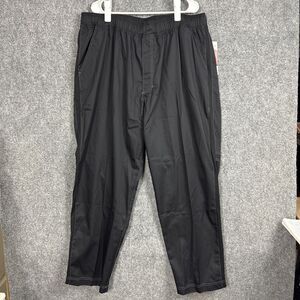 Chef Works Pants Mens size 3XL Black Professional Stretch Waist
